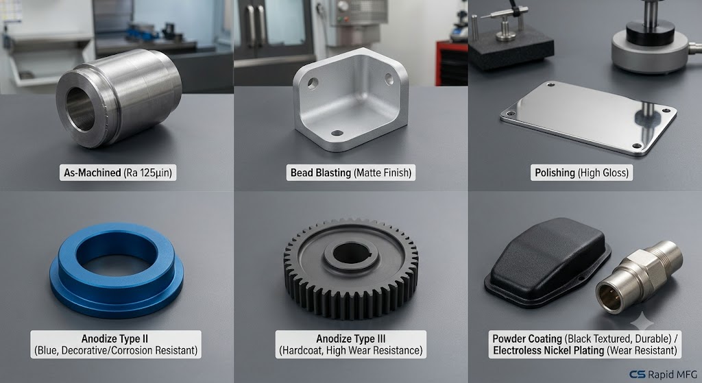 CNC Surface Finishes
